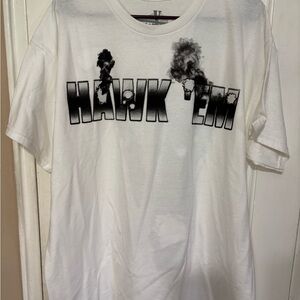 POP SMOKE MEET THE WOO 2 White Graphic T-Shirt men’s.